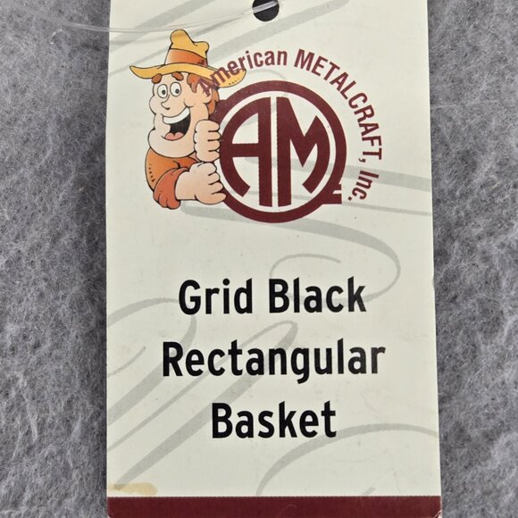 American Metalcraft Grid Black Rectangle Basket, GCRB2613, 13L x 6W x 2.5H - Picture 6 of 6